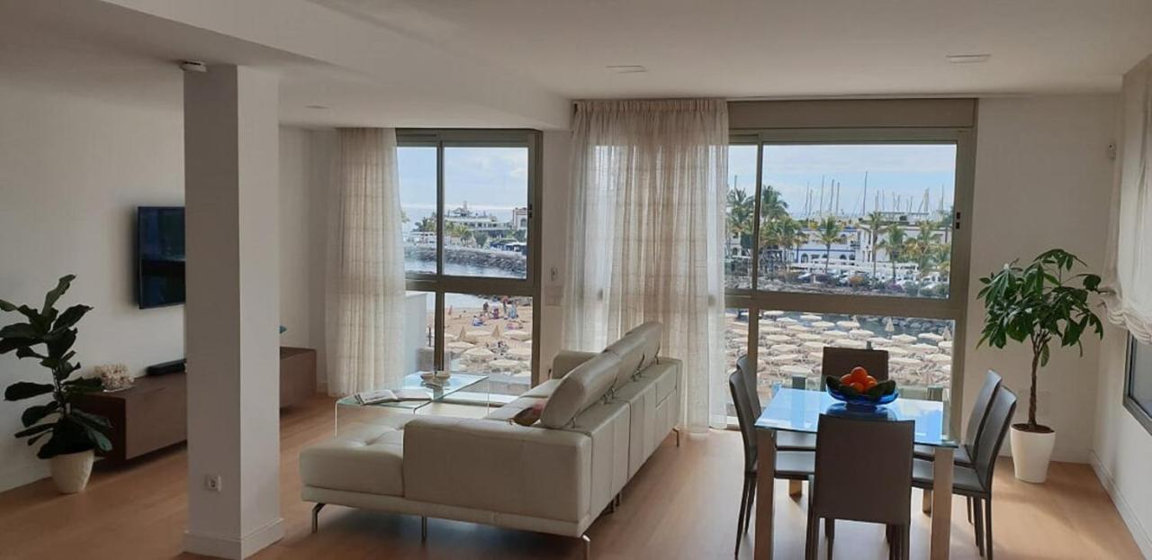 Beachfront Loft in Puerto de Mogan Esterno foto